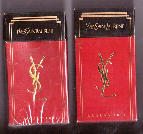 ysl cigaretter|YSL low tar cigarettes.